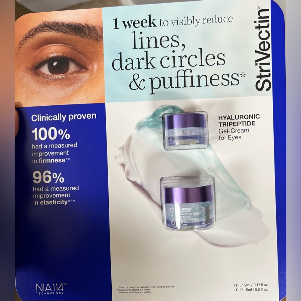 StriVectin Hyaluronic Tripeptide Gel-Cream for Eyes, 2-pack